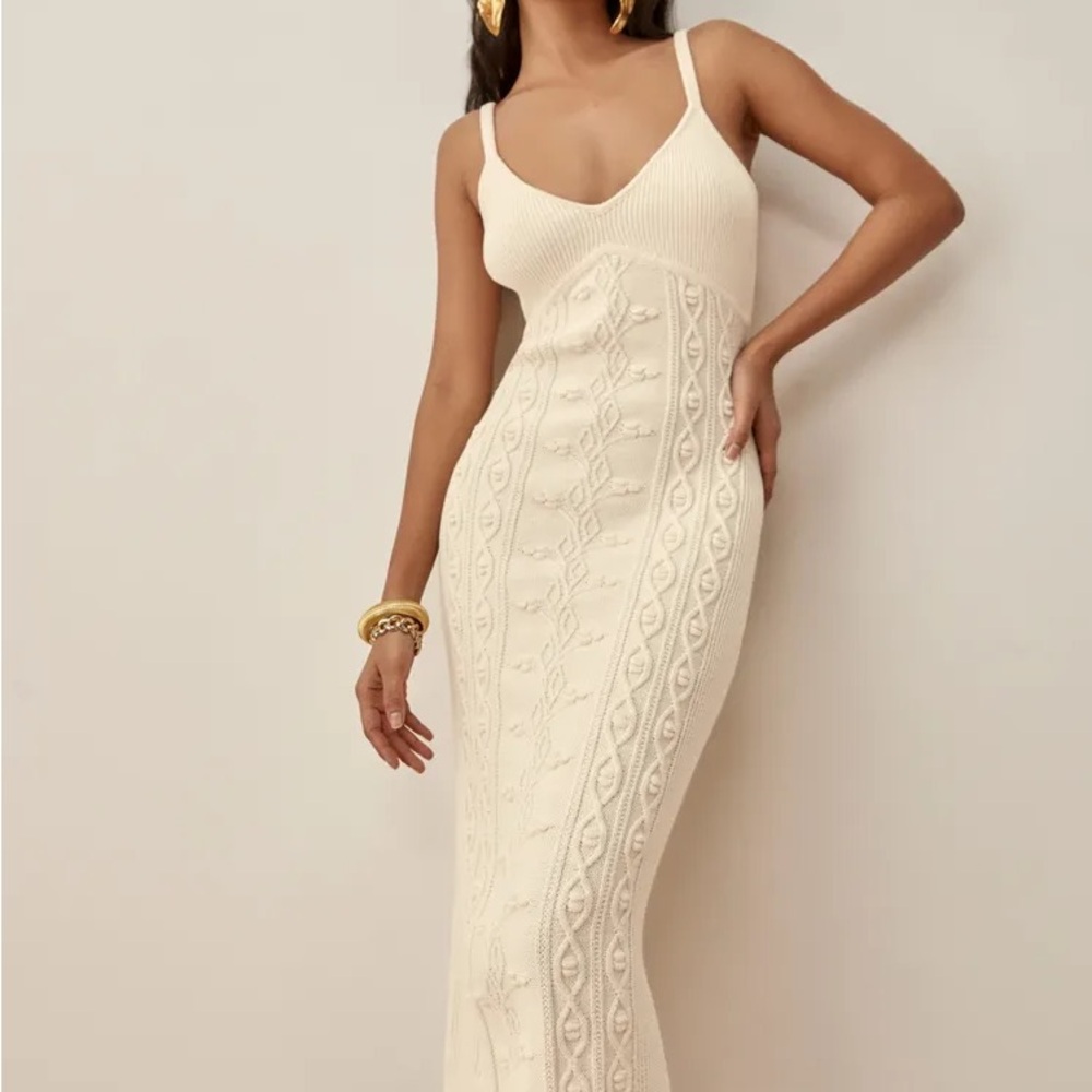 NWT Reformation Natale Midi Dress